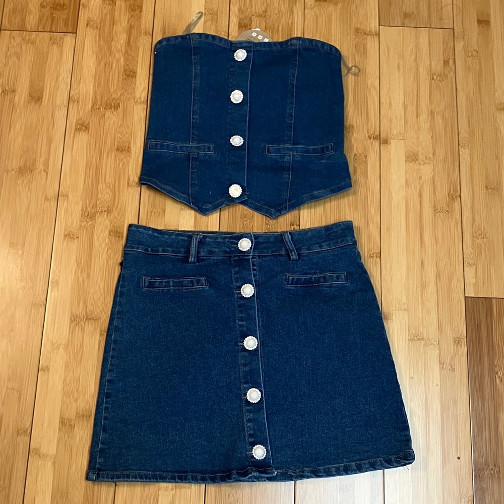 JOLIE & JOY corset & skirt NWT